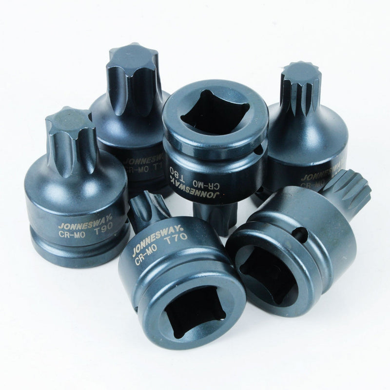 JUEGO de DADOS IMPACTO 3/4 TORX E IMBUS S64A6306S