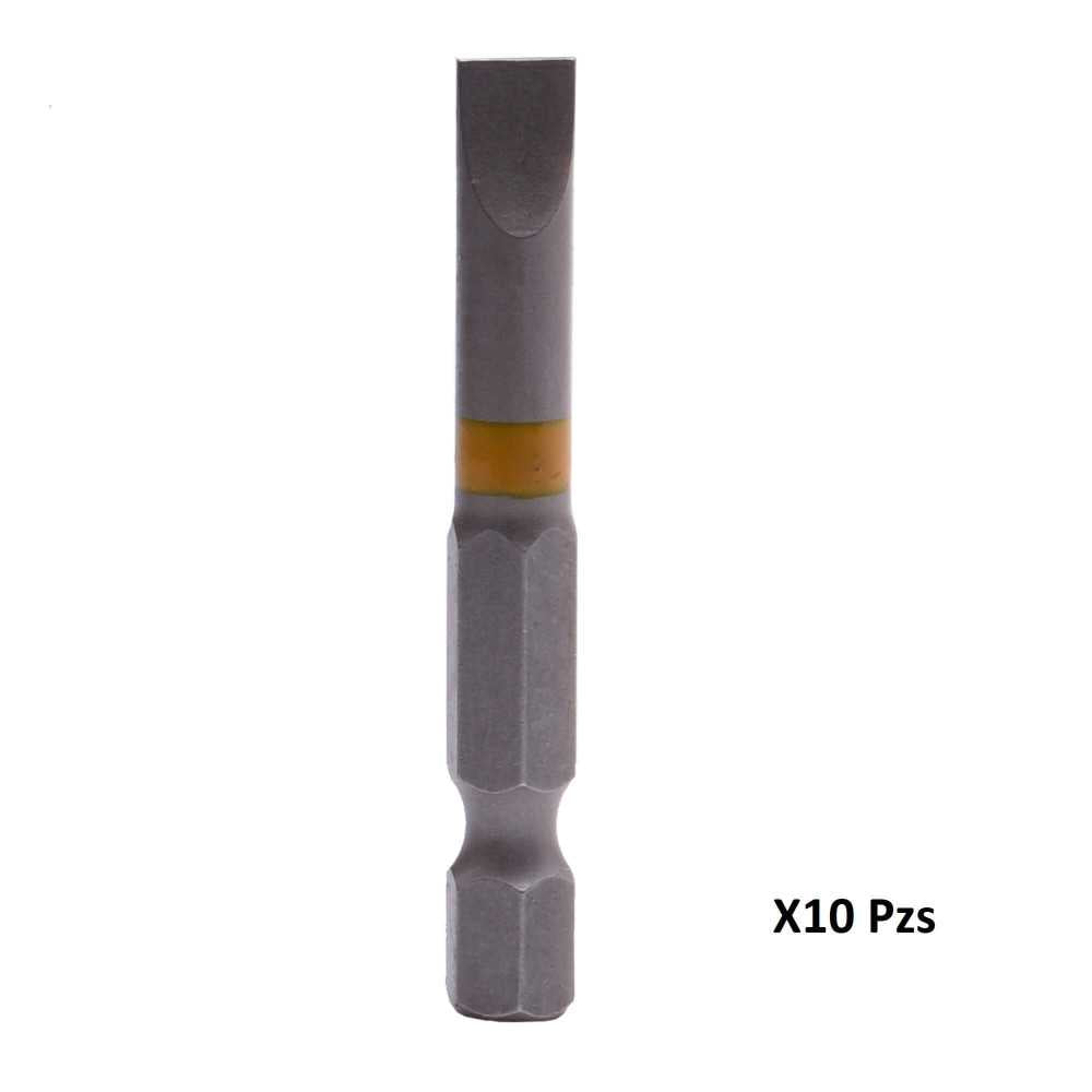 Punta paleta destornillador bit SL3X50mm 10 piezas Harden