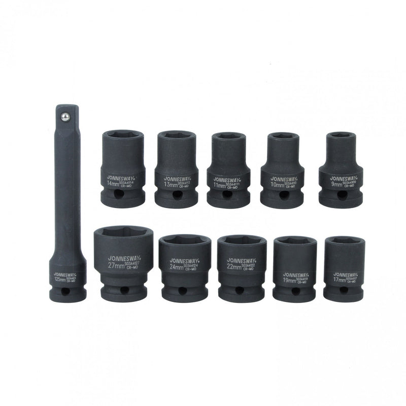 KIT LLAVE de IMPACTO 1/2 Incluye dados JAI-1114K