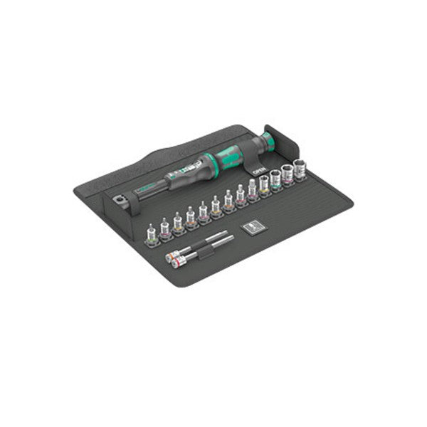 Set llave de torque 1/4 Bicycle Set Torque 25-25Nm 16 piezas Wera