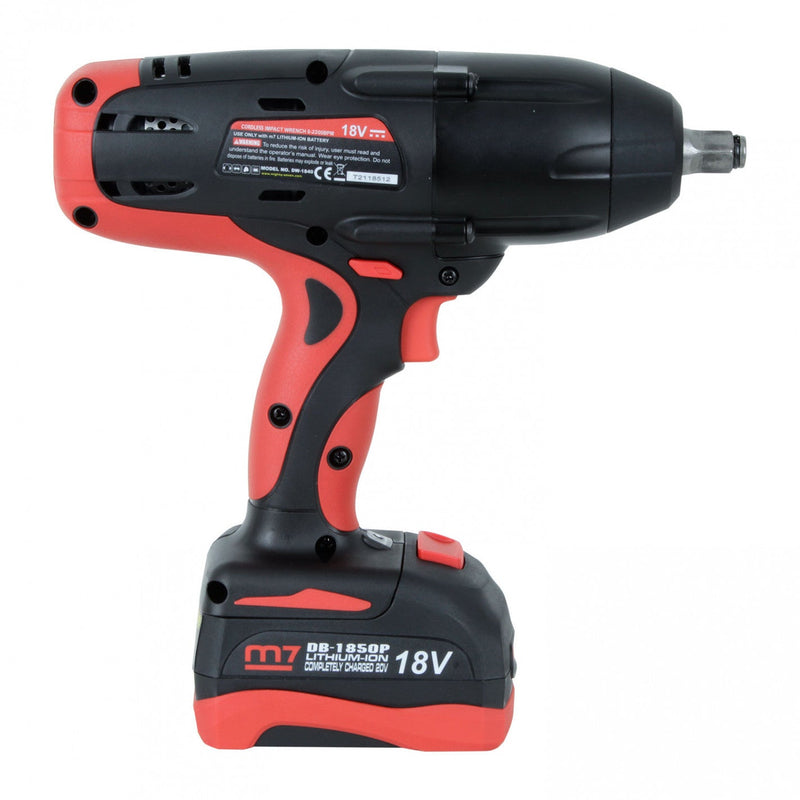 LLAVE IMPACTO INALAMBRICA 1/2 2 Bat 5ah 1200nm DW