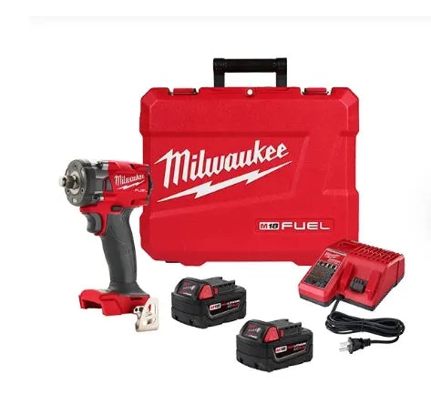 Llave impacto bateria m18 fuel 1/2 con pin (MILWAUKEE0148) - MILWAUKEE