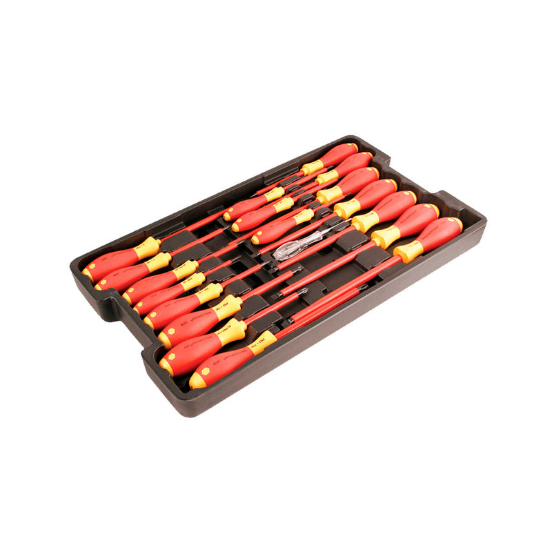 SET DE ATORNILLADOR AISLADO VDE 19 PCS WIHA