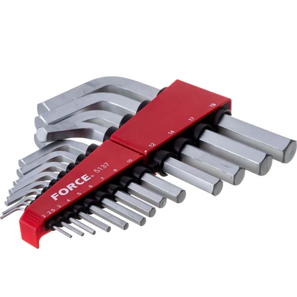 Jgo. llaves allen 2.0-19 mm. 13 pzas. (5137) - FORCE