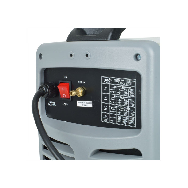 SOLDADORA ARCO MIG TIG MMA 250A IMET 12250/220