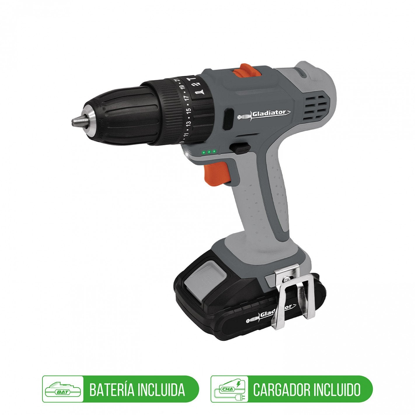 TALADRO 13mm INALAMBRICO 18V 1BAT TP 613/18 C1