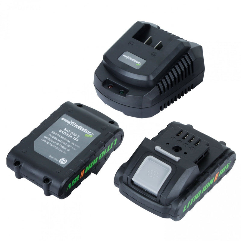 TALADRO INALAMBRICO 13mm 18v 2BAT TP813 C2